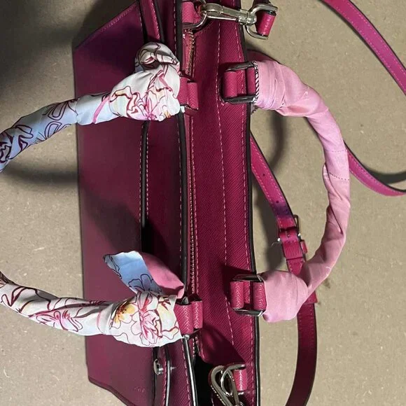 Kate Spade New York Medium Satchel Handbag in Fuchsia - Picture 4 of 16